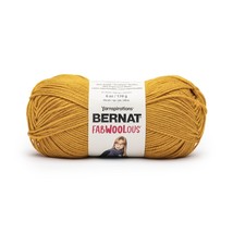 Spinrite Bernat Fabwoolous Yarn Bright Gold 1 Pack of 1 Skein - $572.32 MXN