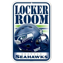 Seattle Seahawks 11&quot; by 17&quot; Locker room Sign - NFL - £12.43 GBP