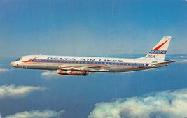 Delta Airlines DC-8 Luxury Jetliner~Nccpa - Acp CONVENTION-BOOK Flight Postcard - £6.08 GBP