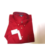 Croft & Barrow Men's XLT Stain Defense Red Short Sleeve Dress Shirt New w/Tags - $19.79