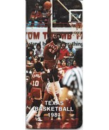 1981 TEXAS LONGHORNS BASKETBALL Media Guide - Coach Abe Lemons, LaSalle ... - $30.75 CAD