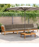  Pallet Sofa Set Set of 4 Taupe - €814,98 EUR