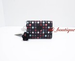 NWT Kipling AC3739 PIXI Snap Medium Trifold Wallet Polyester Black Multi... - $38.95