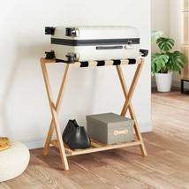  Luggage Rack 26.8"x15"x22.8" Bamboo - €110,44 EUR