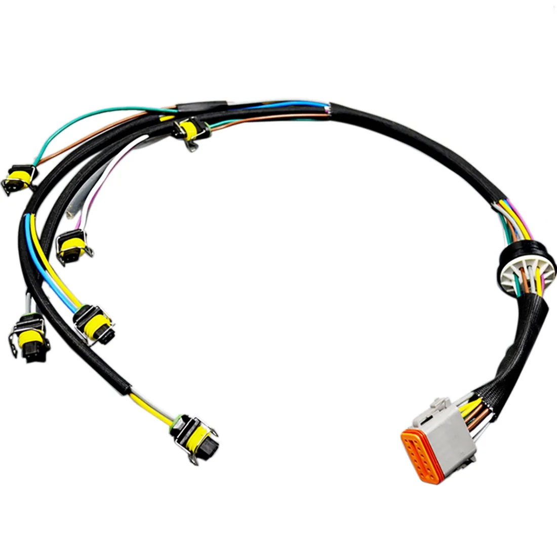 917 fuel injector wiring harness fit for caterpillar c7 324d 325d 329d engine excavator thumb200