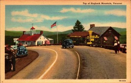 Linen Postcard 1930&#39;s Top of Hogback Mountain VT Vermont C.T. Art Colortone-BK29 - £3.56 GBP