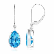 Authenticity Guarantee

ANGARA 3.3 Ct Pear Swiss Blue Topaz Leverback Drop Ea... - £529.40 GBP