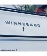 Winnebago Overhead &amp; Rear Camper RV Trailer Flat Decals 2PC Set OEM New ... - $54.44