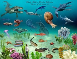 &quot;NEW&quot; Ocean prehistoric sea animals jigsaw puzzle 500 pieces boardgame for boys - £31.89 GBP