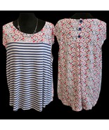 MATILDA JANE STATE LINES FLORAL PRINT BLOUSE/TOP - $10.00