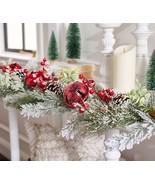 4&#39; Jingle Bell, Berry and Pine Garland by Valerie in - £155.44 GBP