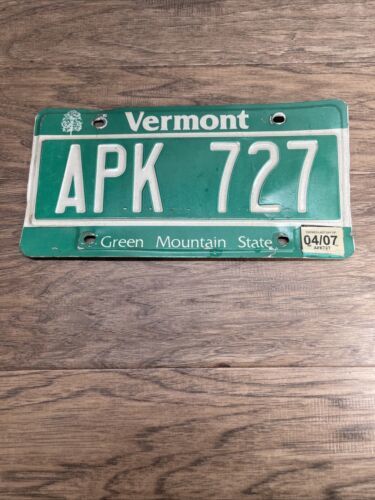 2007 Vermont Green Mountain State License Plate Wall Decor Mancave KG - $14.84