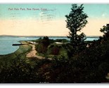 Fort Hale Park Nuovo Haven Connecticut Cromata 1910 DB Cartolina V12 - $4.04