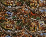 Cotton Realtree Camouflage Scenic Deer Ducks Fabric Print by the Yard D7... - £9.39 GBP
