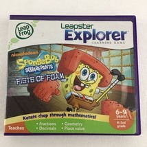 Leap Frog Leapster Explorer Learning Game SpongeBob SquarePants Fists Of... - $16.78