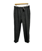 J. Jill Linen stretch Black elastic waist pant Women size Mp - $87.12