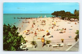 Beach View Doctors Cave Beach Montego Bay Jamaica Chrome Postcard L12 - $7.97