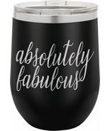 PhineFinds Absolutely Fabulous - 12oz Stainless Steel Stemless Wine Glas... - £15.41 GBP