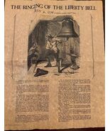 The Ringing Of The Liberty Bell Replica Parchment Document - $4.93 CAD