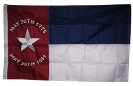 AES 3x5 Embroidered North Carolina NC Republic 210D Sewn Nylon Flag 3&#39;x5&#39; Banner - £39.31 GBP