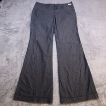 Twenty One Pants Wide Leg Pants Charcoal Gray Business Casual Preppy Womens 12 - $24.63