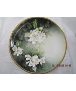 RS REINHOLD SCHLEGELMILCH -TILLOWITZ GERMANY CURIO PLATE DOGWOOD FLOWERS... - $1,034.92 MXN