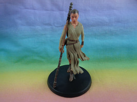 Disney Store Star Wars The Force Awakens Rey PVC Figure / Cake Topper on base - $3.90