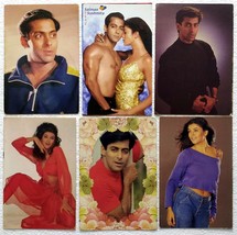 Bollywood - Salman Khan - Sushmita Sen - 6 Post card Postcards Set Lot - £43.24 GBP