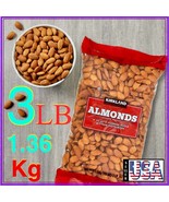 Almonds, 3 LB, (1.36 Kg) Supreme Whole,  Large Bag, Kirkland Signature, ... - $29.88