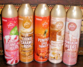 (5) Glade Room Air Freshener Spray Cans Limited Edition - £19.55 GBP