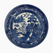 EB &amp; JEL Plate Asiatic Pheasants Flow Flo Blue Porcelain England Antique... - £13.15 GBP