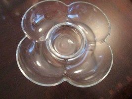 CRYSTAL DIP  BOWL  WITH 4 DIVISIONS 2 X 9 1/4&quot; [aD] - £96.65 GBP