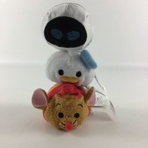 Disney Tsum Tsums Donald Duck WallE Eve Jaq Mouse Mini Plush Stuffed Toy... - $16.79