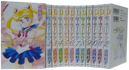 JAPAN Naoko Takeuchi manga: Sailor Moon &quot;Shinsouban&quot; vol.1~12 Complete set - £46.84 GBP