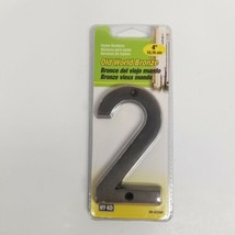 HY-KO Old World Bronze #2 House Number, 4&quot; Size, New - £9.24 GBP