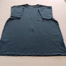 Carhartt K87 Original Fit Men's T-Shirt Size XL Bluestone Crew Neck with Pocket image 9