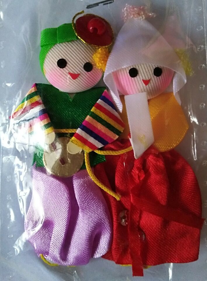Korea Traditional Costume Doll Magnet - $10.00