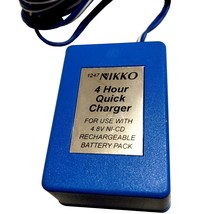 Nikko 4 Hour Quick Plug Charger (blue) 4.8V NI-CD - 1247   aec-3560a - $9.99