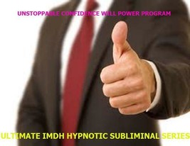 Unstoppable Confidence Will Power Ultrasonic Subliminal Hypnosis Audio CD - £18.67 GBP