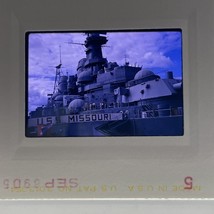 35mm Slide USS Missouri 1969 Battleship - £3.02 GBP