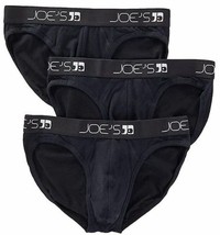 3 Pack Joe&#39;s Size Xl White Black Gray Cotton Stretch Modern Fit Pouch Briefs - £21.11 GBP