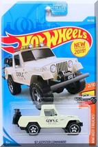 Hot Wheels - &#39;67 Jeepster Commando: HW Hot Trucks #2/10 - #84/250 (2019) *White* - £2.36 GBP