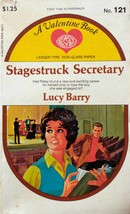 Stagestruck Secretary (Valentine Romance #121) by Lucy Barry / 1966 Paperback - £0.88 GBP