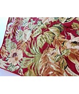 Red &amp; Green Floral Napkins Set of 4 - 16 x 16” Table Linen SKU 030-53 - £5.42 GBP