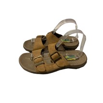 Skechers Outdoor Lifestyle 46795 Womens Size 8 Brown Slip On Slide Sandals Doubl - £13.23 GBP