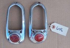 1950 Chevrolet taillight bezels pair - £39.54 GBP