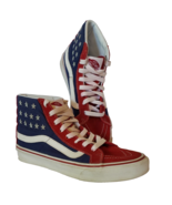 Vans Sk8 Hi American Flag Studded Stars Sneakers Men 4.5 Women 6 Red Sue... - €26,18 EUR