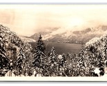 RPPC Winter View Horseshoe Bay British Columbia Canada UNP Postcard U25 - $5.89