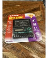 Vintage Casio Data Bank DC-2000 130 Personal Organiser Phone Book Calcul... - £15.77 GBP