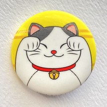 Cute Japanese Cat Collar Bell Pin Button Pinback Lapel Hat Lanyard Colle... - $8.99